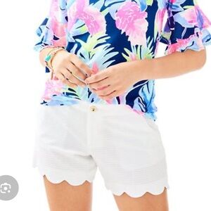 Lilly Pulitzer White Buttercup Shorts
